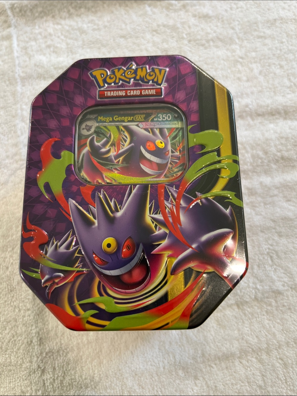 Pokémon Mega Gengar EX Tin - Purple & Multicolor Collectible